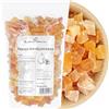 Kuchnia Zdrowia Papaya Candita a Cubetti - Snack Dolce ed Esotico per Dolci, Yogurt, Muesli e Decorazioni di Torte | KUCHNIA ZDROWIA (100g)