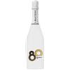 BRANDGIFT.IT Bottiglia Personalizzata Compleanno Santero 958 Spumante Extra Dry Perlage Floreale Bottiglie Personalizzate Anni Compiuti Ottimo Regalo Per Brindisi Originali (ORO, 80 ANNI)