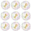 irpot Mini Cialde Decoshape Evento e Personaggio Scelta 24 pz topper cupcake (Unicorn Stars)