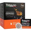 Caffè Toraldo- Cialde Ese 44mm per macchina caffe a cialda Miscela Cremosa Box da 100 Cialde da 7g macinato fresco