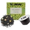 Caffè Vulcanus Gli Infusi Capsule Compatibili con Dolce Gusto, Tè e Tisane Naturali in Foglie, 50 Unità, Relax Digestiva Mirtillo (50 Capsule, Tè nero al limone)