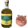Nostre Montagne Prodotti Tipici Valle d' Genepy Nostre Montagne - Valle d'Aosta - 40% vol - 700ml - con grolla dell'amicizia valdostana a 4 becchi in legno di mogano - Prodotti esclusivi e artigianali