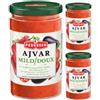 Pufai Ajvar bicchiere delicato salsa di verdure un delizioso, contorno tradizionale salsa 350 grammi x 3 pezzi
