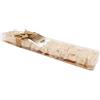 LUSCIOUX Tocchetti di torrone morbido in Confezione Crystal 200 g con fiocco (Alla Nocciola di Sicilia)