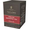 Taylors® | Tè Nero English Breakfast Ricco e Luminoso | Ceylon Breakfast Prima Colazione | 20 Filtri (50 Gr)