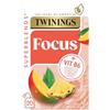 Twinings Superblends Focus 20 Bustine di Tè - Nessun Caffeina, Vitamina B6, Radice Ginseng, Mango e Pinneaple. Vitamina B6 Contribuisce Riduzione Stanchezza Dell'affaticamento. Ti Aiuta a Concentrarti