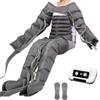FahQuintuple Pressoterapia per Casa Linfodrenaggio con 6 Airbag, Massaggiatore Elettrico a Compressione d'Aria Gambe E Addome E Braccio Piedi, Miglioramento Circolazione (Grey, 6 Camere)