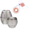 BFLaiCai Anello For Pene In Silicone Anelli For Trattenere Il Prepuzio Del Elastico For Glande For Giorno Notte For For Aumentare La Potenza 2 Pezzi