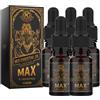 LKIQTU Olio per l'ingrandimento del pene Ispessimento del pene Aumento della crescita Big Dick Ingrandire per gli uomini Erezione migliorata Ritardo Eiaculazione Big Cock Oil, 10ml (5Pcs)