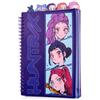 Horizon Group USA KPop Demon Hunters™ Huntr/x Tab Journal con 80 pagine a righe, rilegatura a spirale, formato taccuino 15 x 20 cm, prodotto ufficiale KPop Demon Hunters Merch per fan K-Pop, studenti, adolescenti
