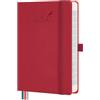 BEZEND Agenda 2026 2027 Giornaliera con Orario - 17 x 12 cm (B6) per Borsa | 16 Mesi Diario Scuola 1 Pagina 1 Giorno (Set.26 - Dic.27), Intervalli di 30 Minuti, Copertina Rigida in Pelle PU, Rosso