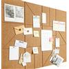 EYERIYO Bacheca grande in feltro, autoadesiva, 120 x 90 cm, in feltro, spessore 0,9 cm, pieghevole, lavagna per memo