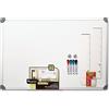 Quartet lavagna magnetica cancellabile a secco, 2 x 3 metri, Euro style aluminum Frame (79378)