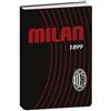PRESTIGE & DELUXE Agenda compatibile con diario milan rossoneri 2026-2027 F.to Standard 18x14 cm + portachiave squadra