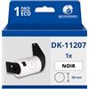 ProPart Etichette Compatibili per Brother P-Touch (dk-11207) (CD, Dvd) 58mm (100pz)