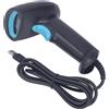 Fafeicy Inventario Supermercato Magazzino Scanner di Codici a Barre Cablato Lettore di Codici QR Vocale Intelligente Ad Alta Precisione con Risposta Rapida per Vari Settori