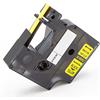 vhbw Cassetta nastro sostituisce Dymo 18052 per etichettatrice nero su giallo, cassetta di tubi termoretrattili, 6 mm