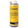 KORAT Aria Spray Compressa 400ml Bomboletta di Aria Compressa per Pulizia, Elimina Polvere da Computer, Tastiere, Elettronica e Componenti Delicati Getto Potente e Preciso, Non Infiamma (1 Pezzo)