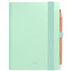 Legami - Agenda Bigiornaliera Mini 2026, Pastel Mint, 12 Mesi, Rubrica e Matita Inclusa, Chiusura con Elastico, Diario da Gennaio 2026 a Dicembre 2026, in Carta FSC Certificata, 7 x 10 cm