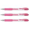 Pilot Set di 3 penne a sfera con inchiostro gel G2 07 Pte medio, colore: Rosa pastello