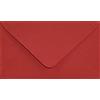 Netuno 25 buste per lettere piccole rosso formato C8 58 x 100 mm 115g Sirio Color Lampone buste mini carta colorata per cartoline piccole inviti flyer biglietti d'auguri da visita