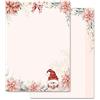 Paper-Media 250 fogli di carta da lettera decorati Natale RACCONTO DI NATALE Cancelleria di Natale DIN A4