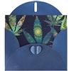 BHCASE Blue A Puff In Time Weed Marijuana Biglietto di auguri di alta qualità in carta perlata: 10,2 x 15,2 cm, per biglietti di compleanno