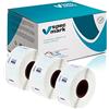 specmark 3 Rotoli di etichette compatibili con DYMO S0929120 25mm x 25mm S0929120 750 Pezzo compatibile con tutte le stampanti di etichette Label-Writer 450 4XL Seiko-SLP