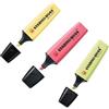 STABILO - Set di 5 evidenziatori BOSS Original Pastello Pte smussato, 2-5 mm, colore: Giallo pastello