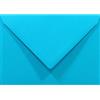 Netuno 50 buste lettera colorate blu azzurro formato C6 114 x 162 mm Rainbow 80g buste per partecipazioni taglio a punta gommate