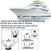 Eurowagens Pompa Di Sentina Subacquea Marina 2000GPH Per Yacht Barche 12V Caravan Pesca