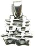 Empress Jewelry Ciondolo in argento 925 Simbolo cinese Felicità PE001270