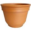 VASERIE RINALDI S.R.L. VASO FANTASY IN TERRACOTTA PER PIANTE E FIORI; DIAMETRO CM. 50, ALTEZZA CM. 38 + SOTTOVASO IN TERRACOTTA; DIAMETRO CM. 36, ALTEZZA CM. 4,3. GIARDINO