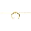 Elegant Jewel Box - Takis Pavlopoulos & Elegant jewel box Women Double horn necklace in solid gold 9k, 14k &18k, Gold Crescent moon necklace, Horn gold moon pendant, 15x15mm
