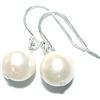 Generic Collezione Primavera Estate 2023 - Le perle perdute dell'antico Egitto - Incredibile grande 9.5-10mm Edison perle su ganci in argento sterling stile vintage