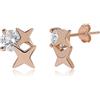 Meissa Orecchini da donna Orecchini a stella in argento sterling Delicati orecchini con diamante Regali di gioielli estivi ipoallergenici