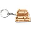 Faltec Portachiavi personalizzato in legno CAMPER BULLI, per gli amanti del campeggio - personalizzalo con il tuo nome - idee idea regalo legno personalizzato