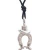 Cozzi Gioielli Cowboy : Ciondolo in Argento 925 con Ferro di Cavallo, Cappello e Stivali con Speroni - Pendente con Girocollo