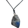 Handmade Ciondolo in Argento 925 con Sodalite Naturale di colore blu- pendente pietra dura con girocollo -