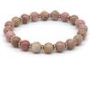 Generico Bracciale Rodocrosite naturale con separatori Pietre Dure