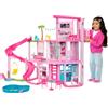 Barbie - Casa dei Sogni di Barbie, playset casa delle bambole con piscina, scivolo a 3 piani, ascensore e aree di gioco per cuccioli, 75+ accessori, giocattolo per bambini, 3+ anni, HMX10
