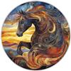 CREATIFWOOD Puzzle in Legno Originale 250 Pezzi - Formato 28×28 cm - Pezzi Unici - Attività Rilassante ed Educativa - Regalo Perfetto per Adulti e Adolescenti (Cavallo Tempesta)