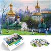 LKASGCBY puzzle 1000 pezzi per adulti Kiev Pechersk Lavra Giocattoli educativi per l'apprendimento Giochi per famiglie Regalo di opere d'arte 52x38cm