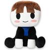 wiztex Blox Buddy Peluche - YouTube Video Stuffed Animal Box Buddy - Regalo per bambini e fan (Brown)