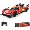 Mondo Motors Ferrari 499P Le Mans, modello in scala 1:24, fino a 8 Km/h di Velocità, auto giocattolo per bambini 63846, colore rosso