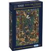 Gibsons The Art File: Into the Forest | Puzzle da 1000 pezzi | Opera d'arte con animali della foresta | Puzzle sostenibile per adulti | cartone riciclato al 100% di alta qualità | ottimo regalo per adulti |