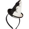 Bristol Novelty Bh654 Mini Cappello da Clown o Pierrot con Fascia, da Donna, Multicolore, Taglia Unica Halloween