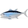 MAGICLULU Tonno Simulato Ornamenti Pesca Giocattolo Modello Marina Figura Giocattolo Di Pesce Figure Di Vita Marina Modello Cognitivo Pesce Oceano Illustrazione Di Pesce Pvc Bambino