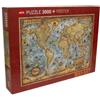 HEYE The World Standard 29845 2000 pezzi Map Art + poster marrone