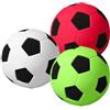 Genérico Mini pallone da calcio - Giocattolo in spugna morbida | Confezione da 3 palline gonfiabili per bambini, sport e relax, gioco da gioco per interni ed esterni, casa, scuola, piccole palline di entrate